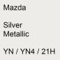 Preview: Mazda, Silver Metallic, YN / YN4 / 21H.